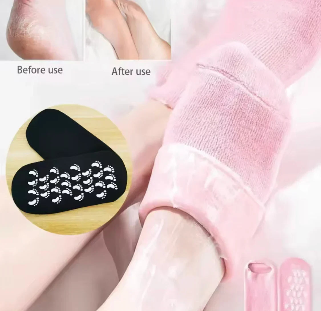 Anti-Crack Half-Length Silicone Foot Protector Socks