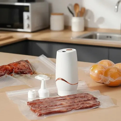 Compact Vacuum Pump for Food Preservation, Home and Living 