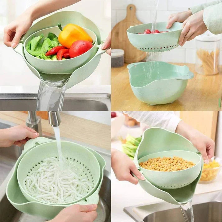 Multi-Functional Double-Layer Drain Basket