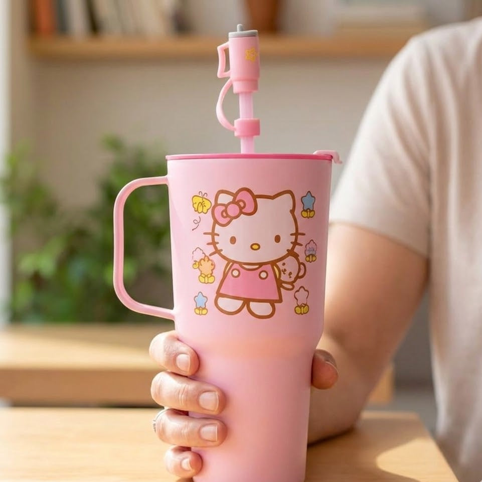 Durable Cute Plastic Tumbler (Mixed Colors)