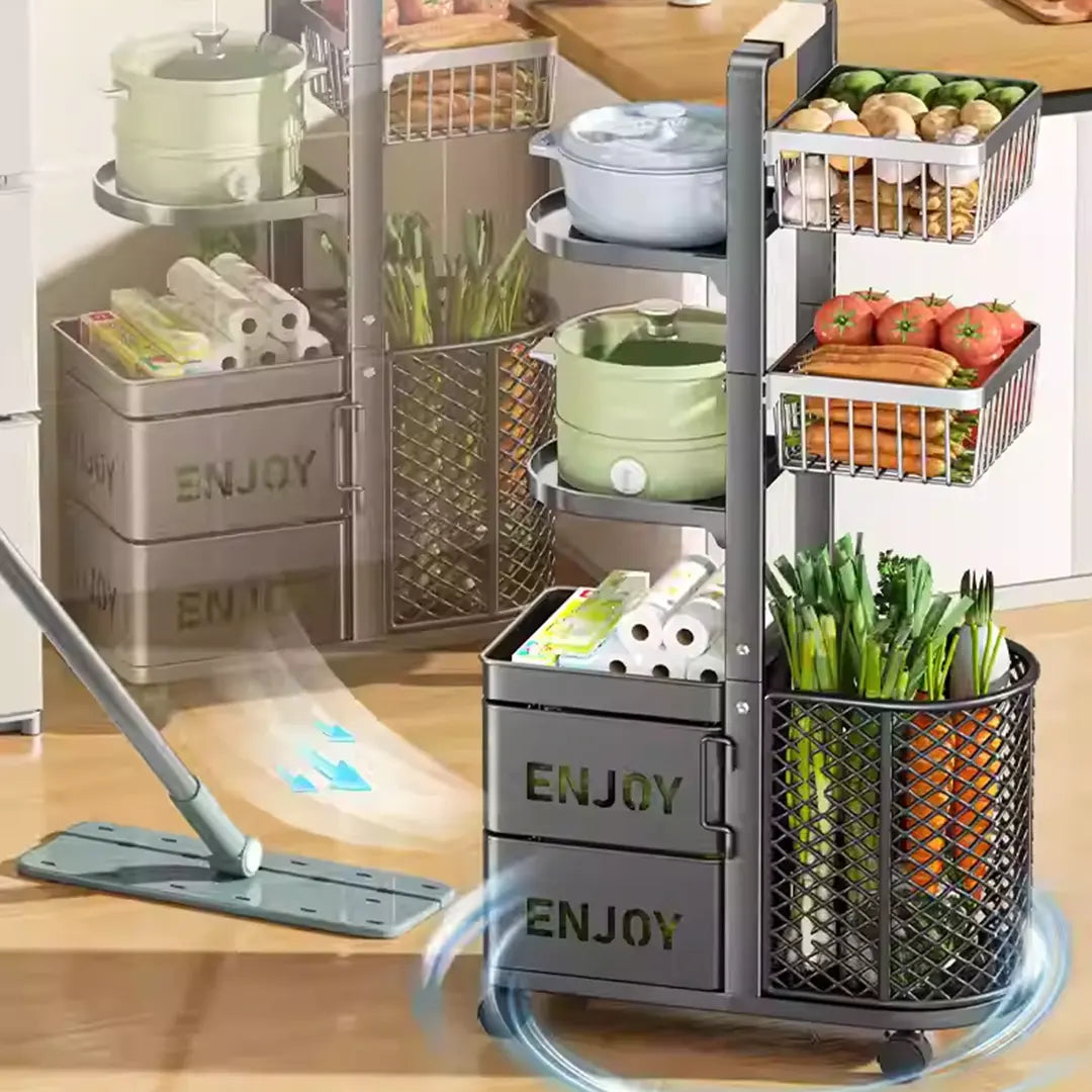 EasyRoll Kitchen Storage Cart, Kitchen Accessories 
