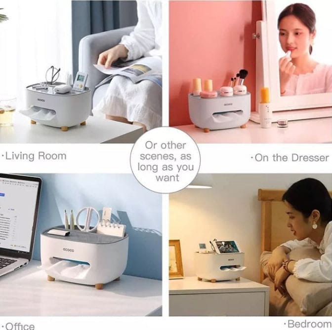 Ecoco Tissue Box, Home and Living 