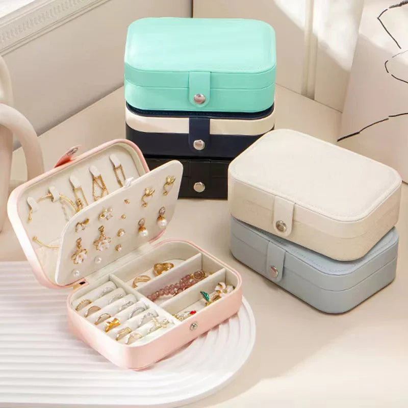 Korean Ins Style Portable Jewellery Storage Box — Aesthetic