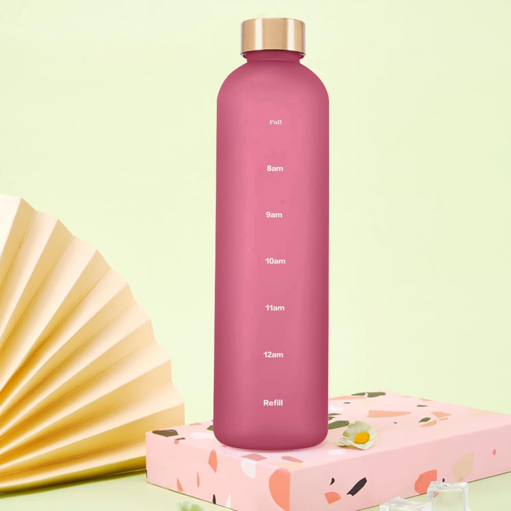 Graduated Measurement Scale Chilly Water Bottle — BPA-Free