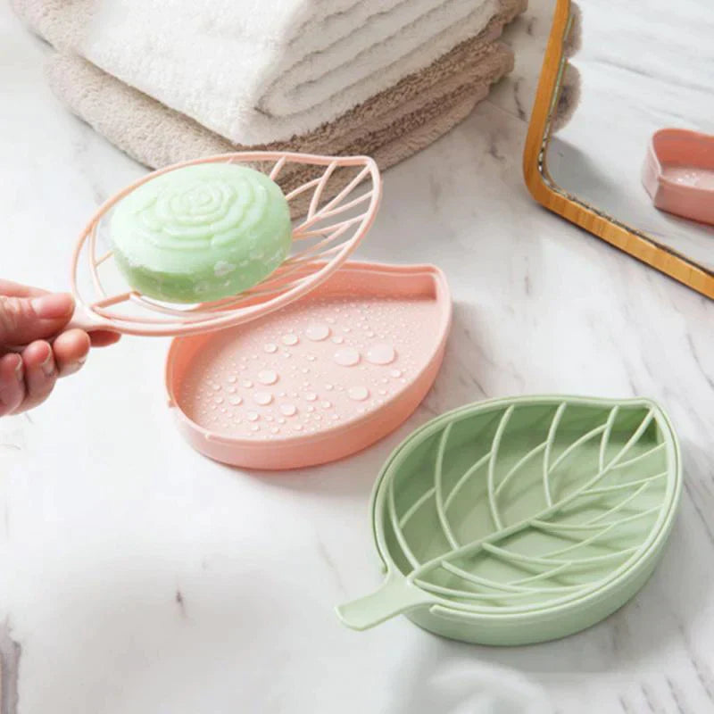 Leaf Shape Non-Slip Soap Dish Holder