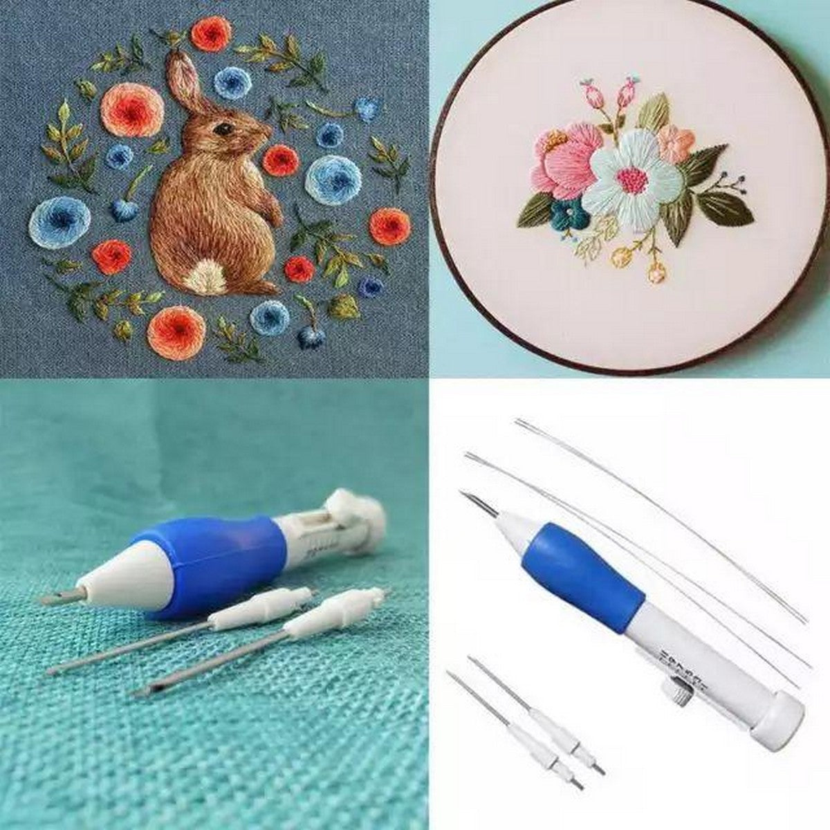 Hand Embroidery Punch Pen, Home an Living 