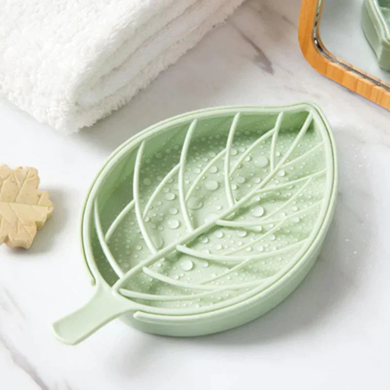 Leaf Shape Non-Slip Soap Dish Holder