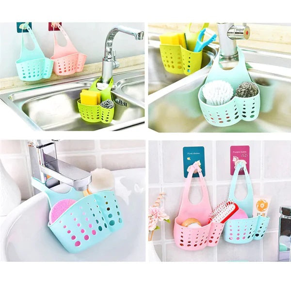 Heavy-Duty Silicone Sink Hanging Basket, Kitchen Accessories 