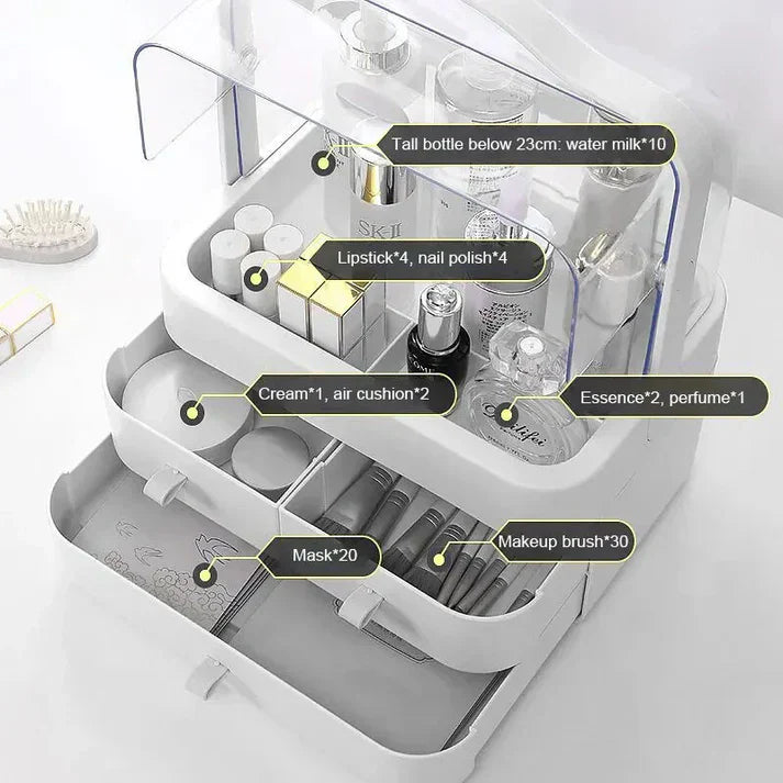 3-Drawer Modern Cosmetic & Makeup Organizer