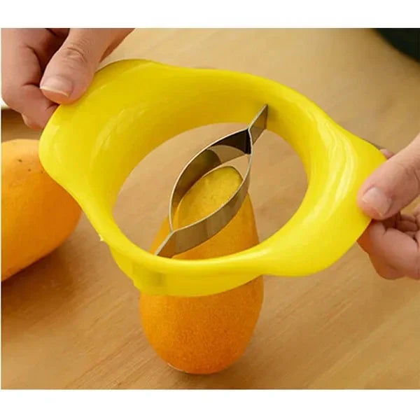 One-Piece Stainless Steel Mango Slicer & Cutter Tool