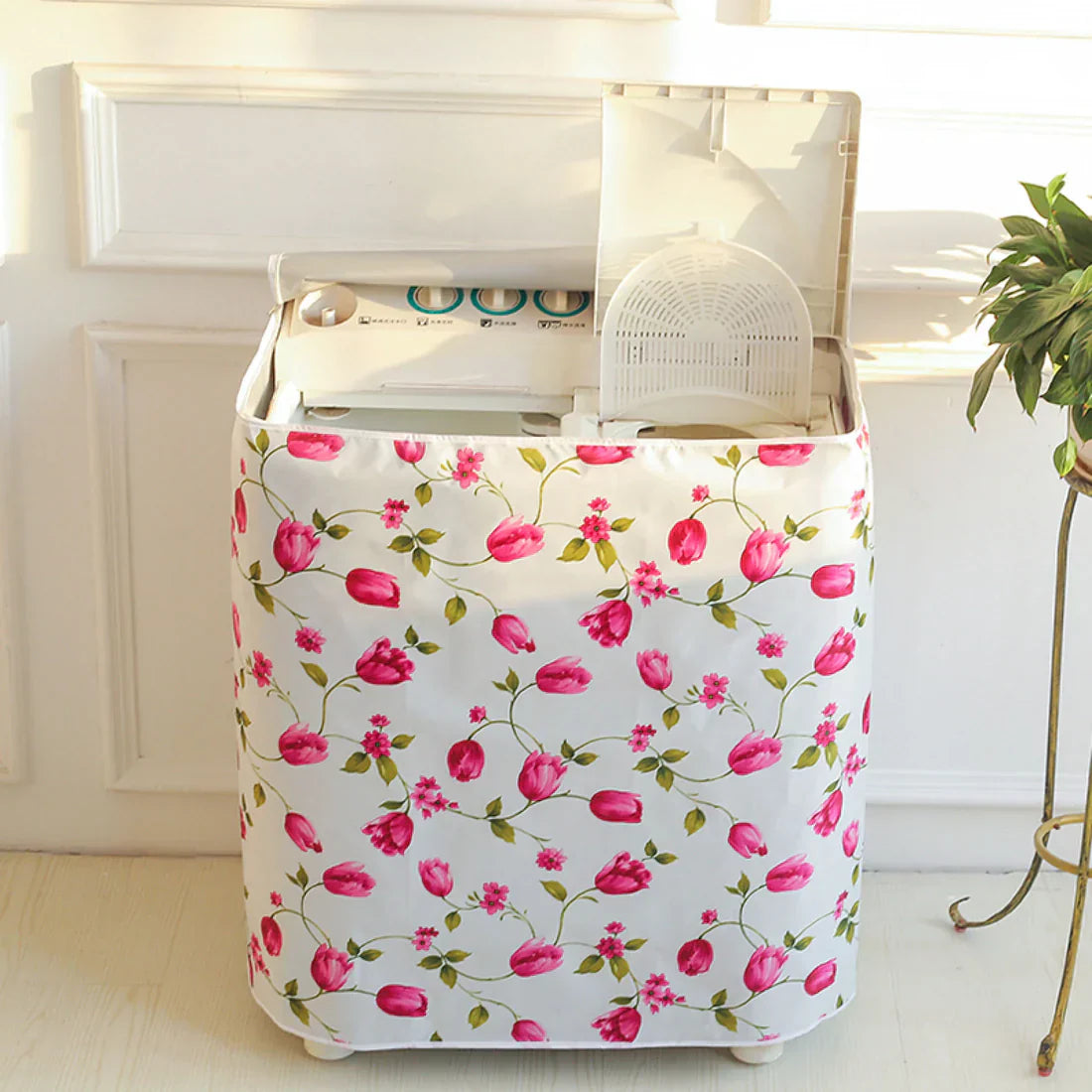 Dustproof Double Washing Machine Cover