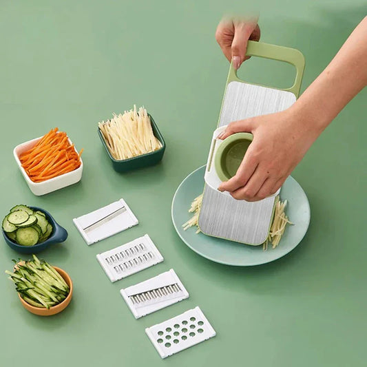 5-In-1 Interchangeable Blade Vegetable Spiralizer Cutter