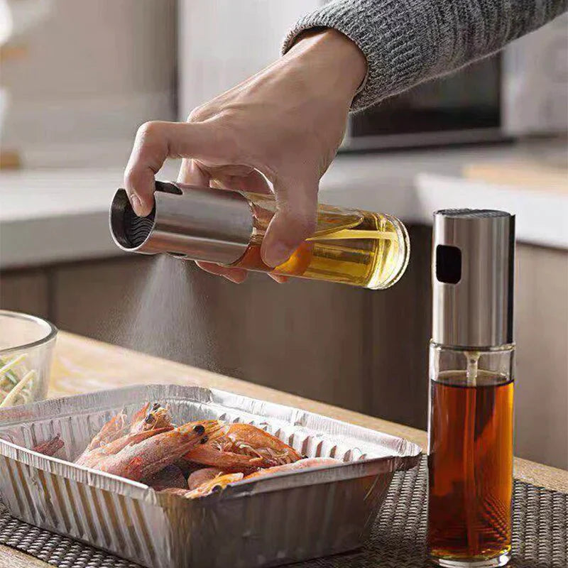 Oil Mister Spray Bottle & Pump Oil Pot — Kitchen & BBQ