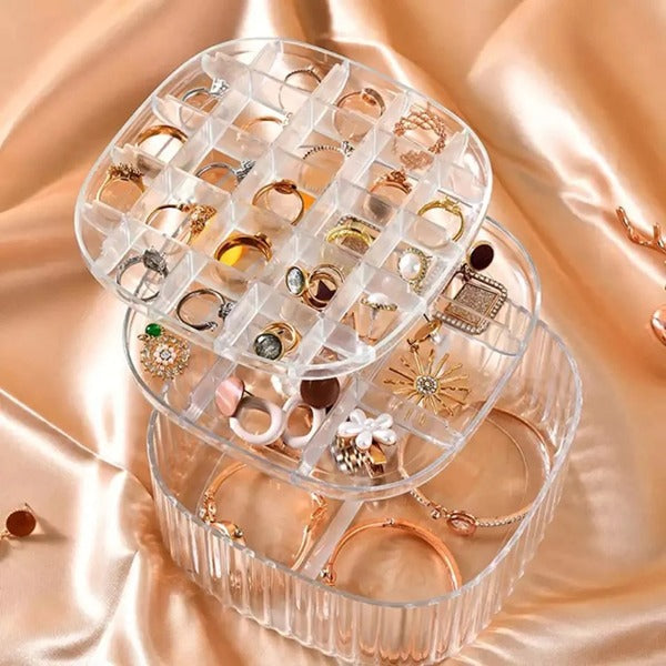 Luxe Acrylic Jewelry Organizer Case