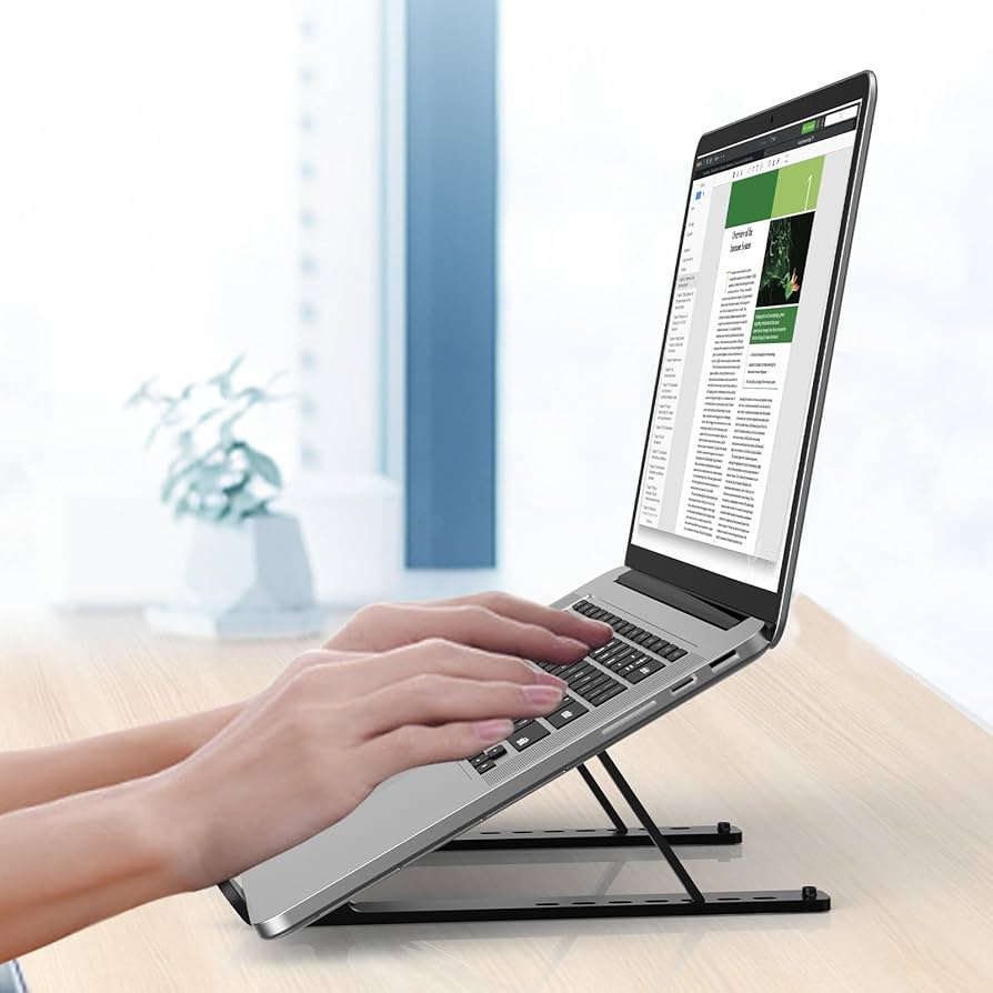 Metal Laptop Stand, Home and Living 