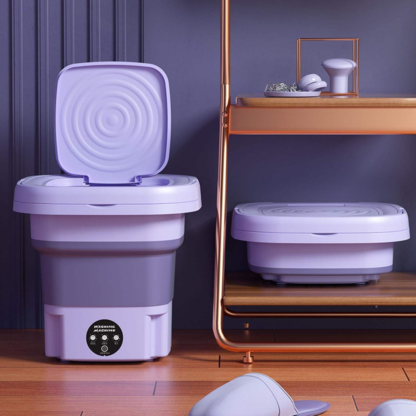 Mini Collapsible Washing Machine for Small Spaces, Home and Living 