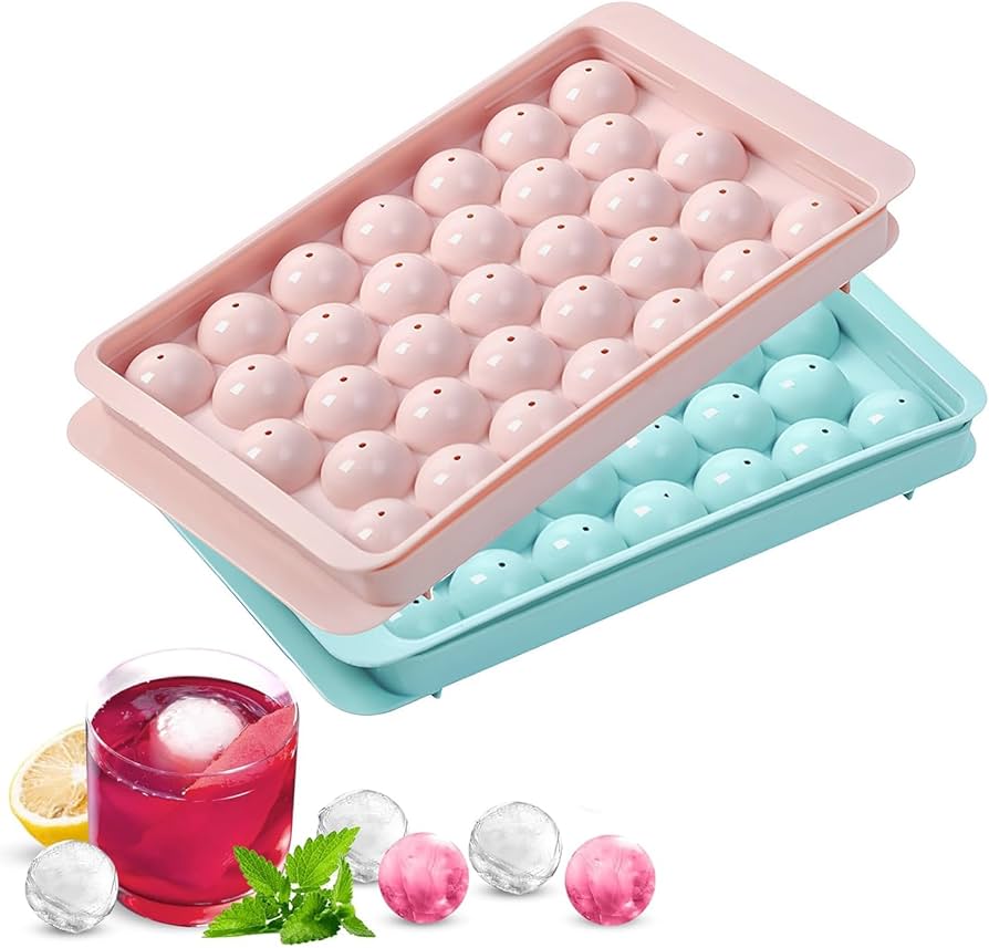 Mini Silicone Round Ice Ball Maker Mold For Freezer