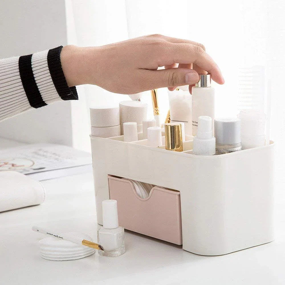 Multi-Function Office Organizer with Single Drawer, Wardrobe and Organizer 