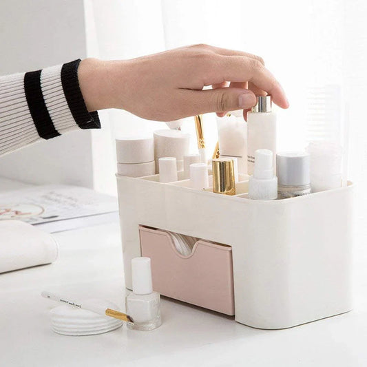 Multi-Function Office Organizer with Single Drawer, Wardrobe and Organizer 