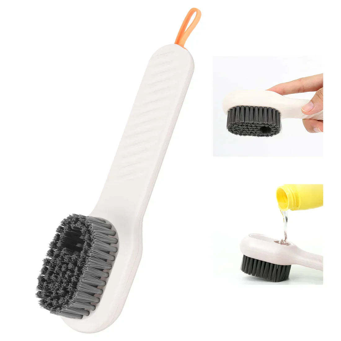 Multifunctional Cleaning Brush With Soap Dispenser