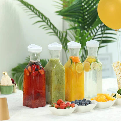 Square Airtight BPA-Free Liquid Storage Bottle