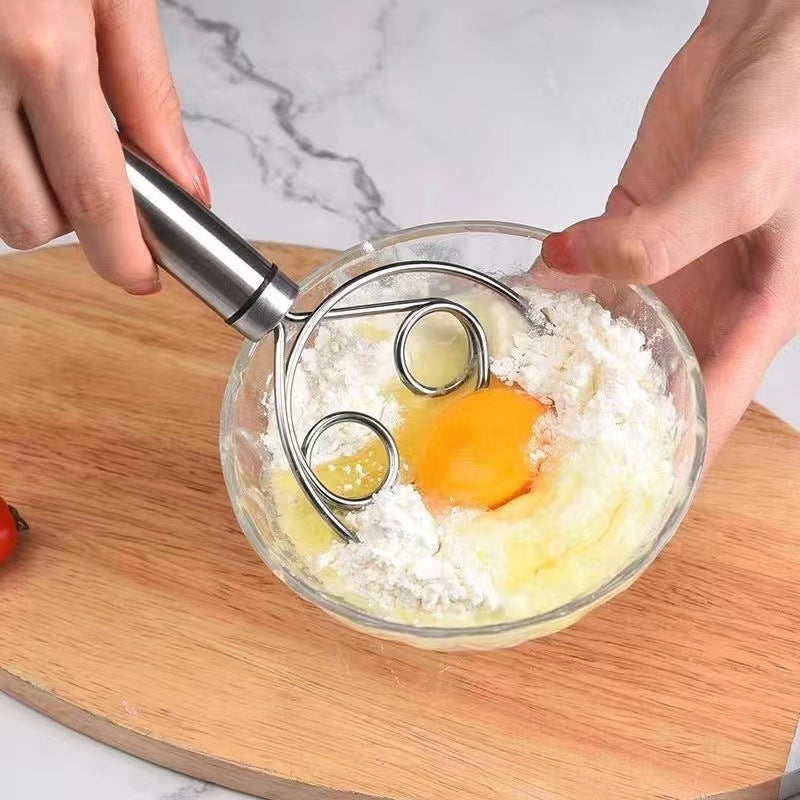 Stainless Steel Danish Dough Whisk — Bread Mixing Tool