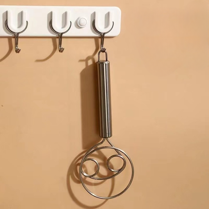 Stainless Steel Danish Dough Whisk — Bread Mixing Tool