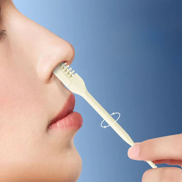 2-Piece Dual-Tip Nose & Ear Hair Removal Tool