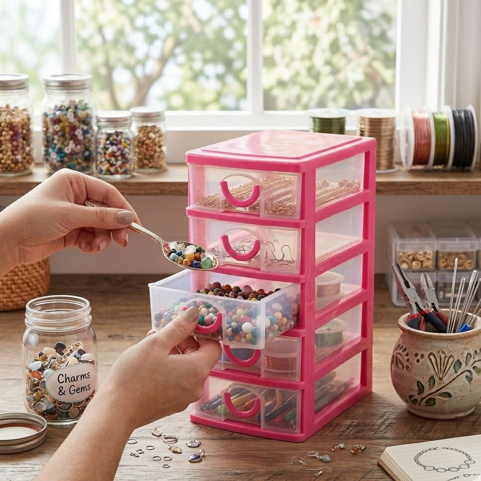 Omega Multi-Function 5 Shelf Organizer Box