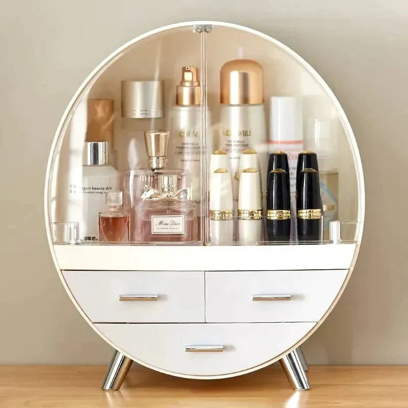 Oval Beauty Organizer for Desktop, Wardrobe and Organizer 