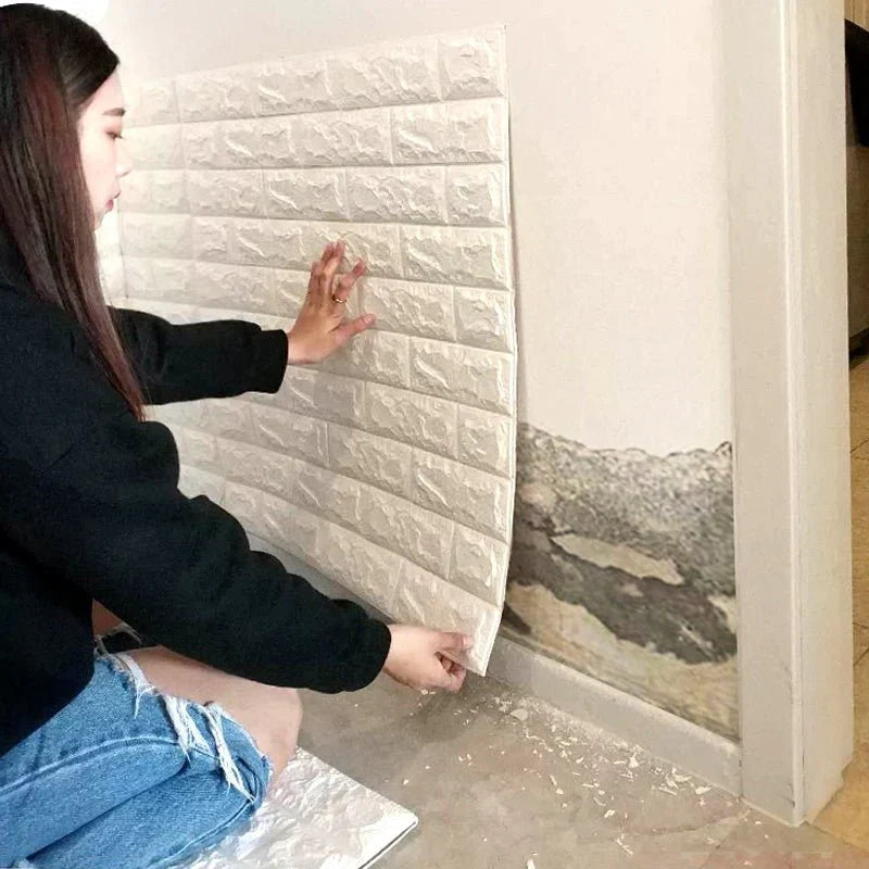 Removable Brick Wall Sheet – No Damage to Walls, Home and Wall Decor 