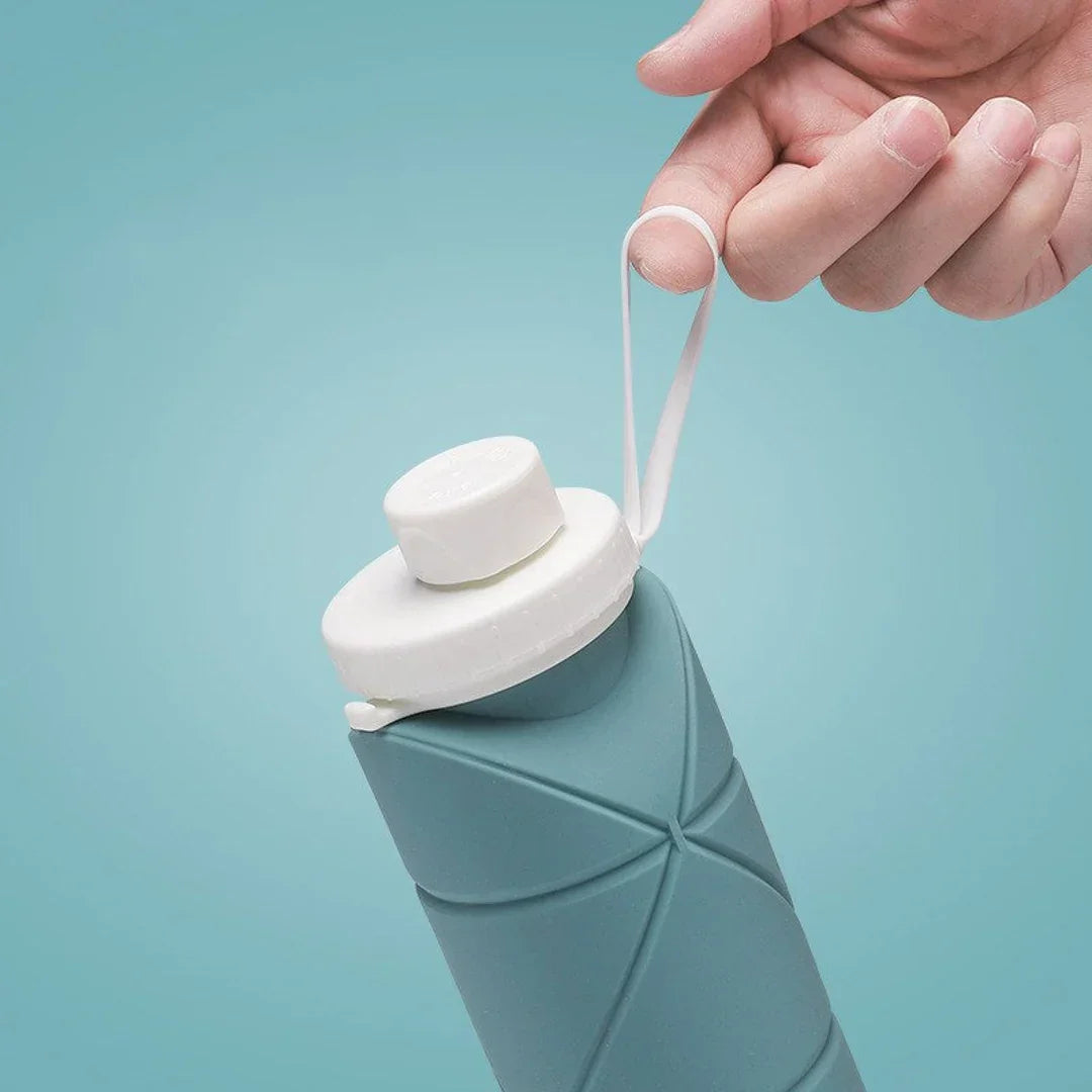 Reusable Silicone Water Bottle – Safe & BPA Free, Home and Living 