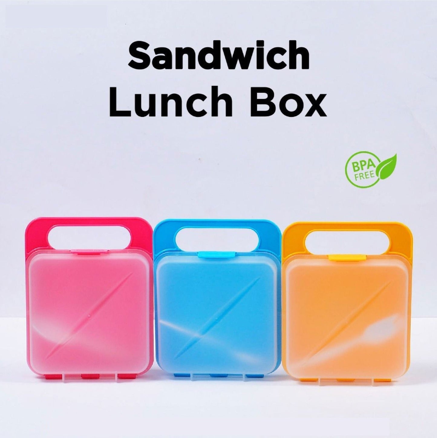 Sandwich Lunch Box With Fork For Kid