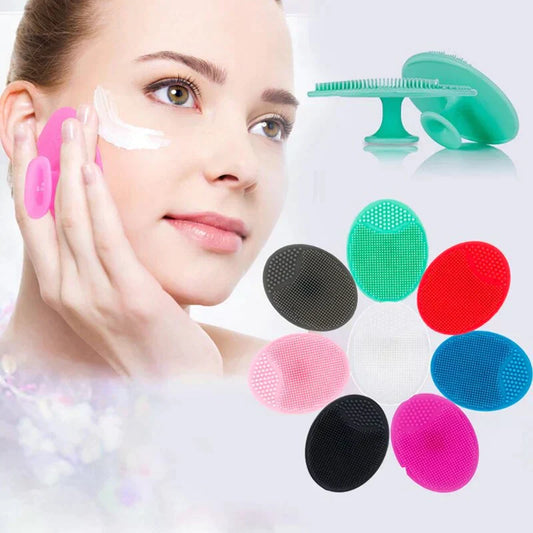 Soft Silicone Facial Cleansing Brush & Face Washing Pad