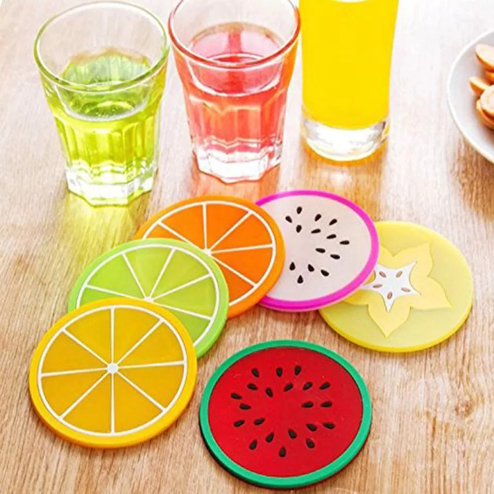 Silicone Fruit Cup Mat Coaster Insulation Pad