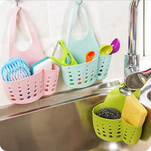 Silicone Kitchen Sink Hanging Drainer Basket, Kitchen Accessories 