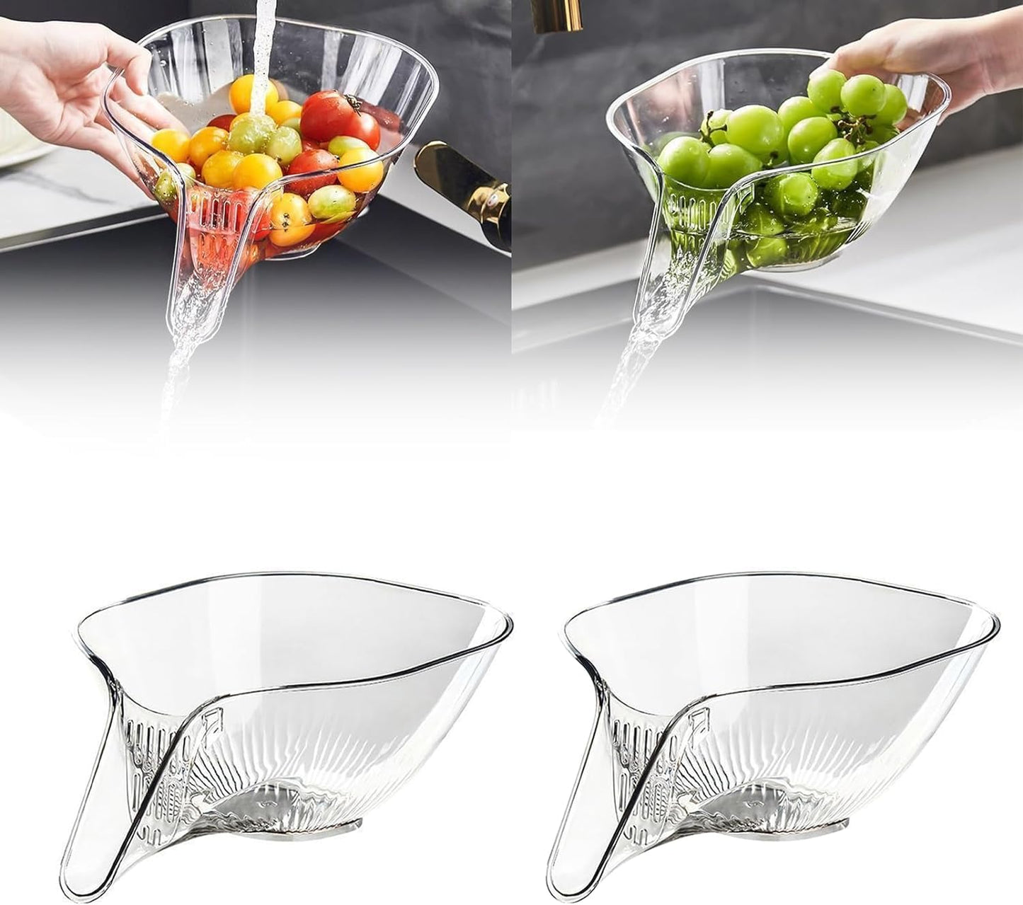 Strainer Bowl – Ideal for Daily Kitchen Prep, Kitchen Accessories 