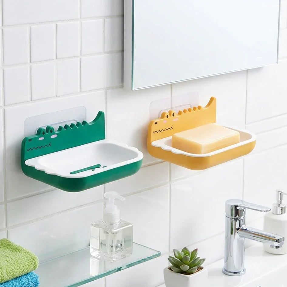 Strong Adhesive Crocodile Soap Holder