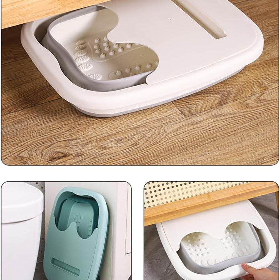 Travel-Friendly Collapsible Foot Spa, Health and Beauty 
