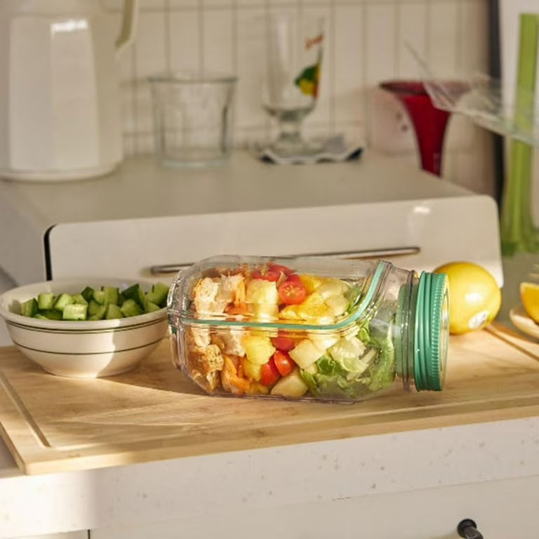 Travel-Friendly Salad & Snack Box – Spill-Proof Design, Kitchen Accessories 