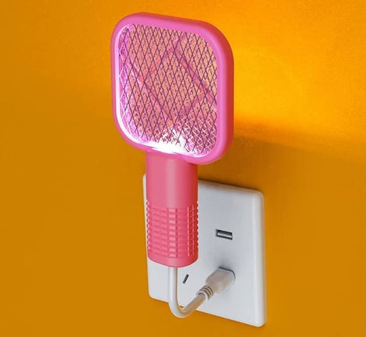 USB Rechargeable Electric Mosquito Killer Racket Zapper