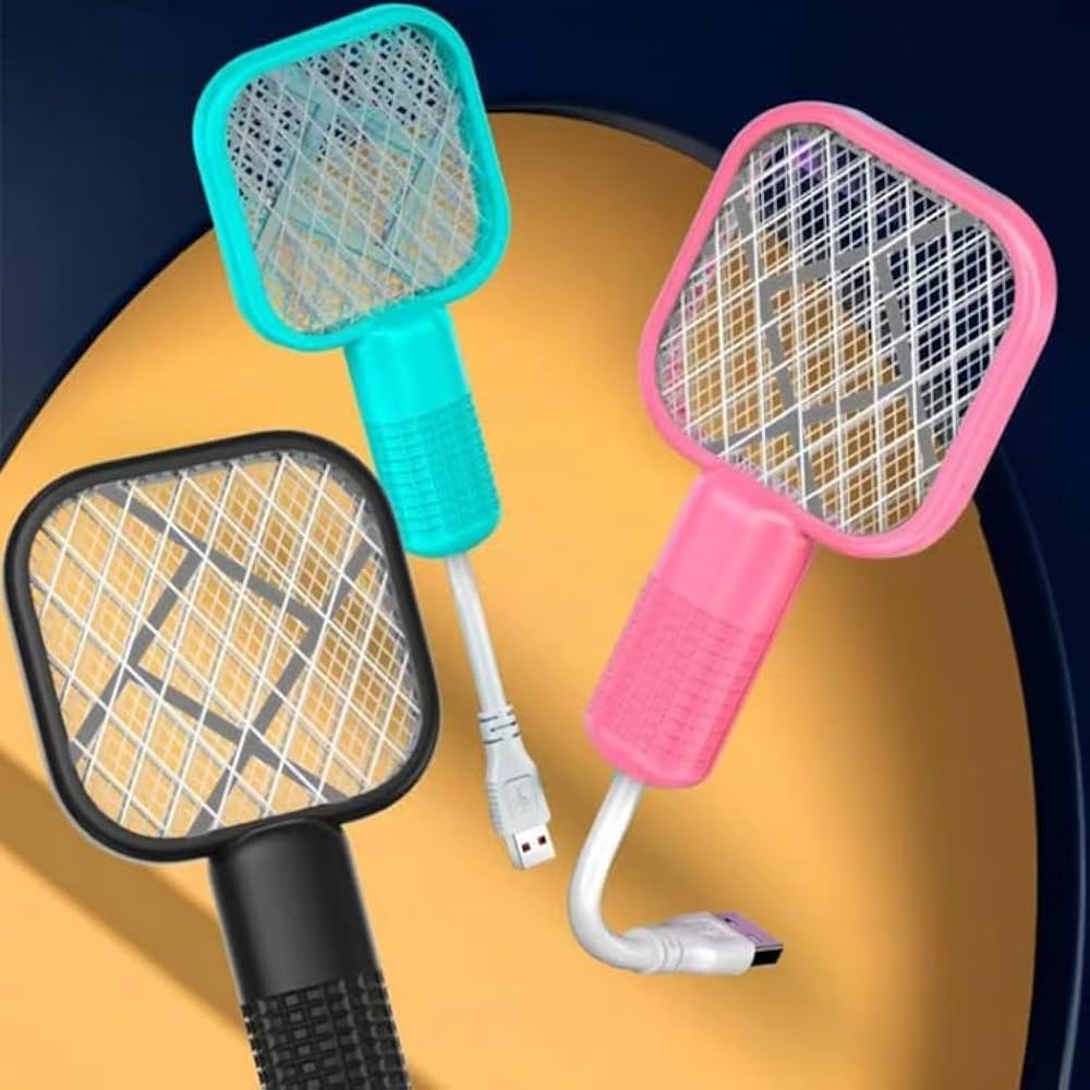 USB Rechargeable Electric Mosquito Killer Racket Zapper