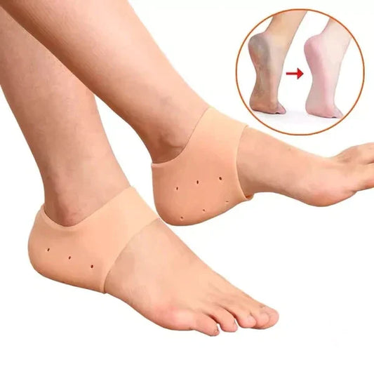 2-In-1 Silicone Heel Protector & Anti-Slip Socks — Winter