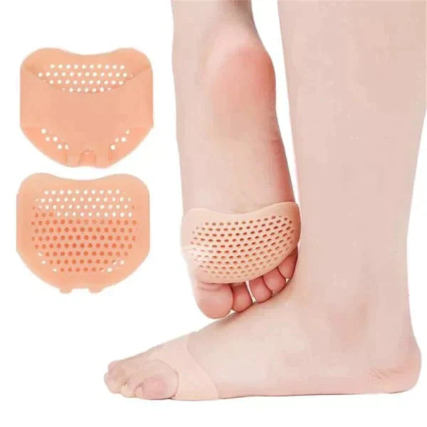 Combo Of 2 Heel Gel Protector & Soft Silicone Forefoot Pads