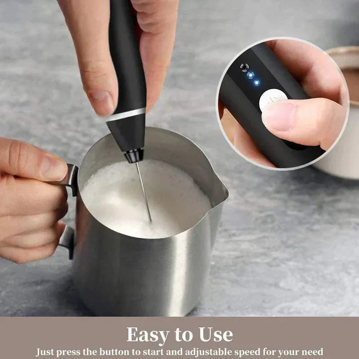 2-In-1 Rechargeable Milk Frother & Coffee Beater