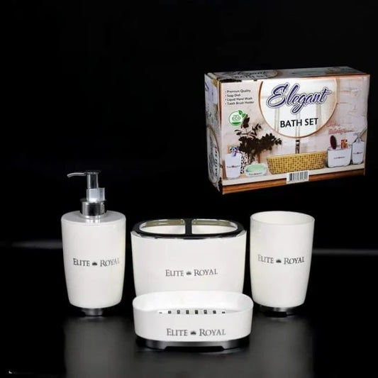 4-Piece Luxury Bathroom Accessories Bath Set