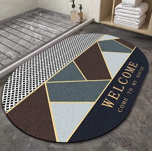 Water Absorbent Mats For Anti-Slip Control