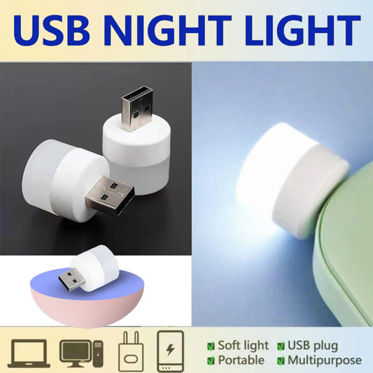 10-Piece Portable Mini Usb Led Bulb Night Light