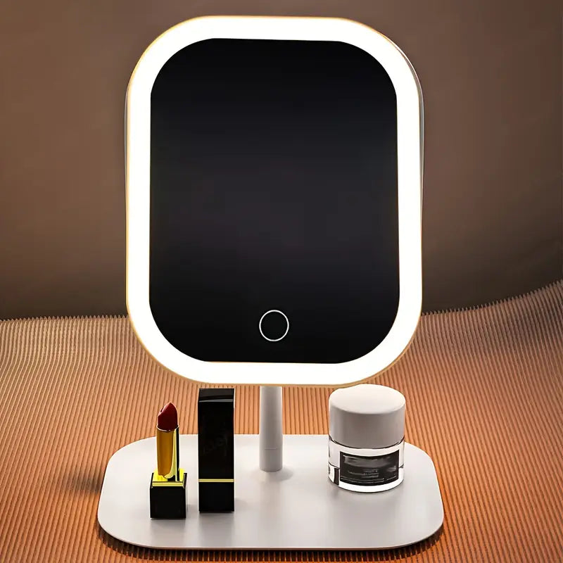 Rechargeable LED Lighted Makeup Vanity Mirror — Portable