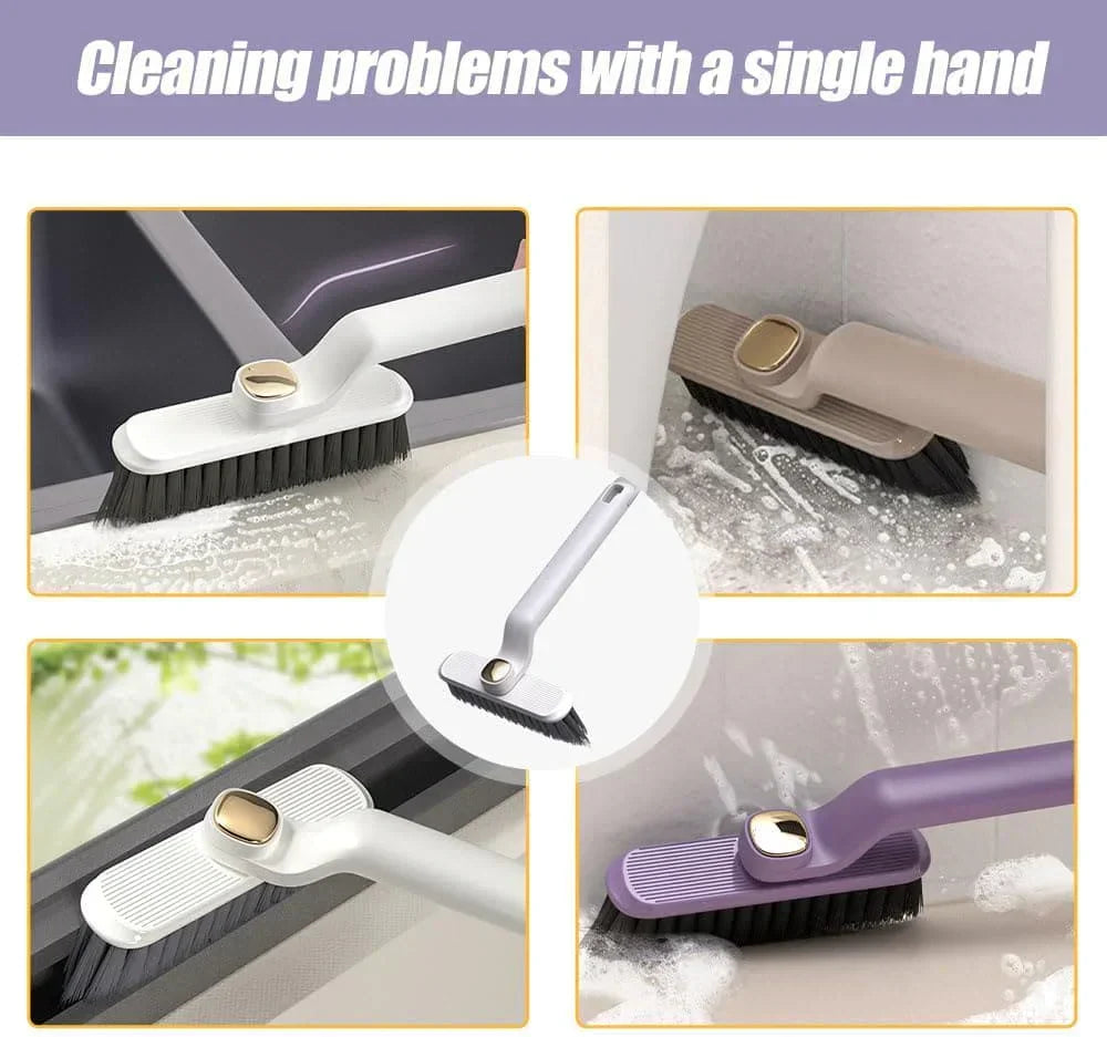 V-Shaped Rotating Hard Bristle Gap Cleaning Brush